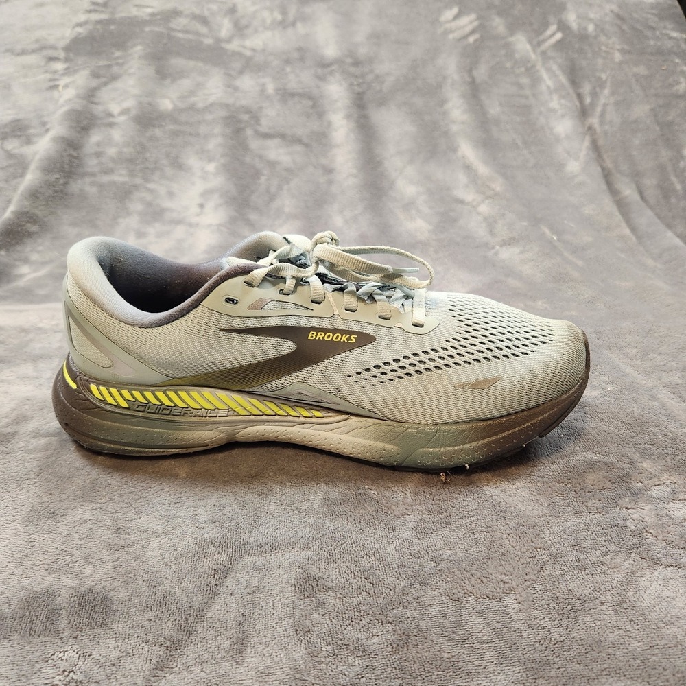 Brooks Shoes Mens 10 Gray Adrenaline GTS 23 Support Running Sneaker 1103911D458 - Picture 2 of 13